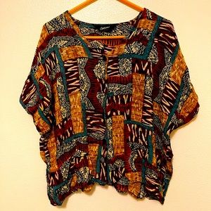 Vintage boxy button-up